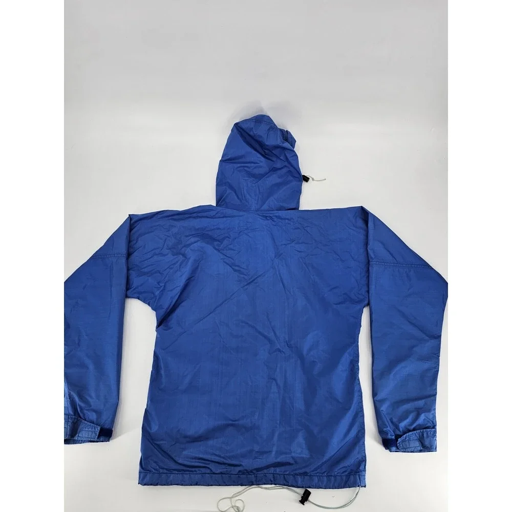 North Face Jacket Men‎ Small Blue Vintage Gore Tex  Zip Snap Hoodie Coat USA